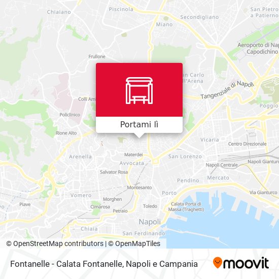 Mappa Fontanelle - Calata Fontanelle