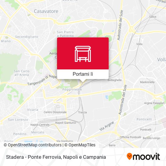 Mappa Stadera - Ponte Ferrovia