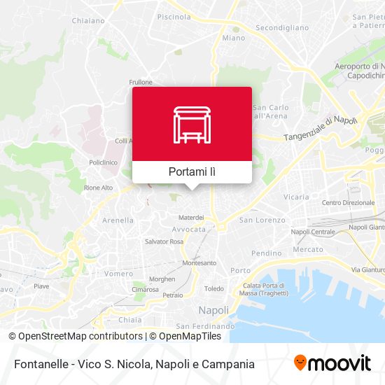 Mappa Fontanelle - Vico S. Nicola