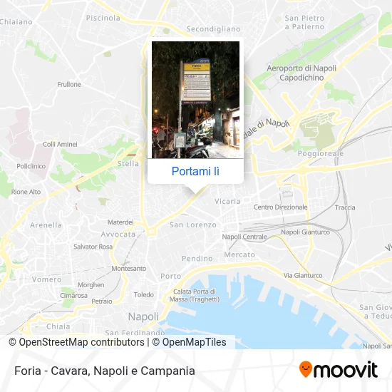 Mappa Foria - Cavara