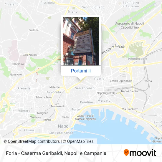 Mappa Foria - Caserma Garibaldi