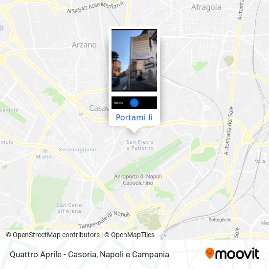 Mappa Quattro Aprile - Casoria