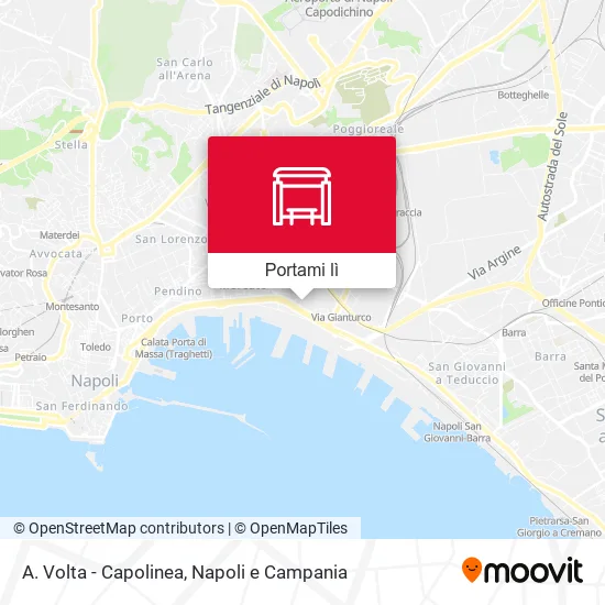 Mappa A. Volta - Capolinea
