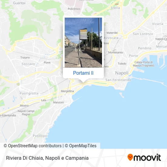 Mappa Riviera Di Chiaia