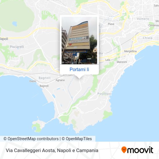 Mappa Via Cavalleggeri Aosta