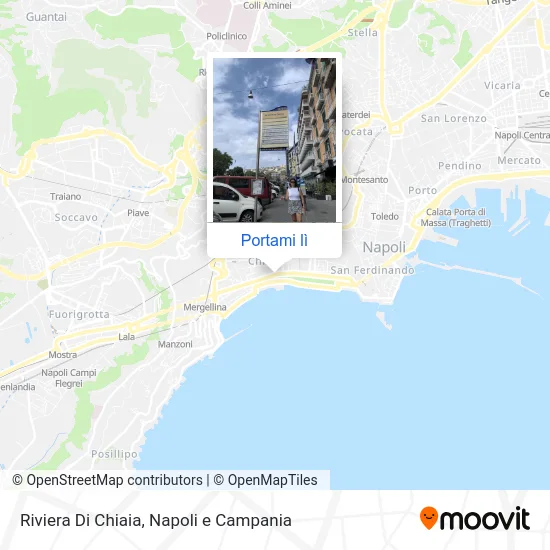 Mappa Riviera Di Chiaia