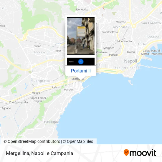 Mappa Mergellina