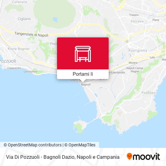 Mappa Via Di Pozzuoli - Bagnoli Dazio