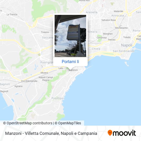 Mappa Manzoni - Villetta Comunale