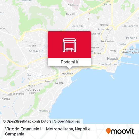 Mappa Vittorio Emanuele II - Metropolitana