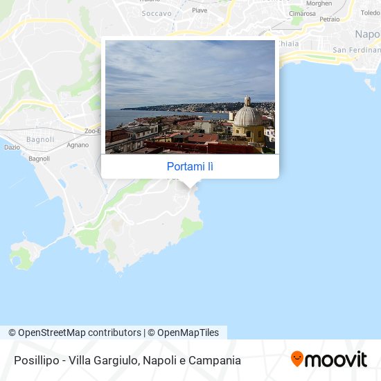 Mappa Posillipo - Villa Gargiulo