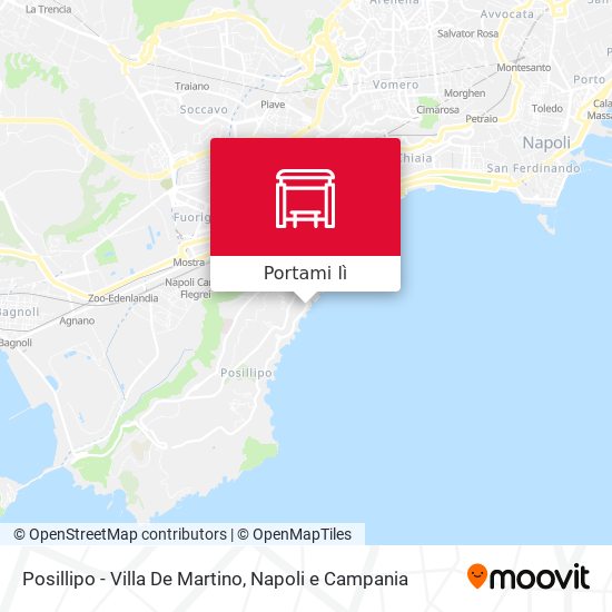Mappa Posillipo - Villa De Martino