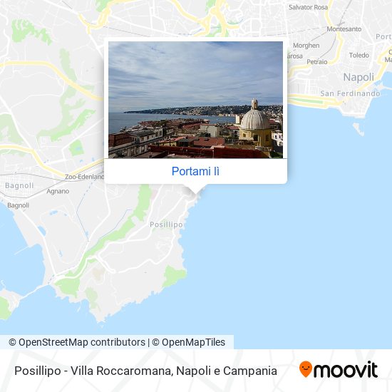 Mappa Posillipo - Villa Roccaromana
