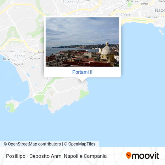 Mappa Posillipo - Deposito Anm