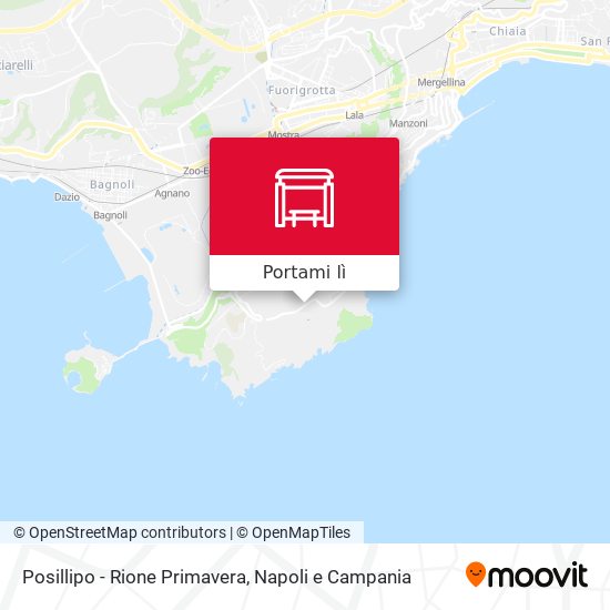 Mappa Posillipo - Rione Primavera