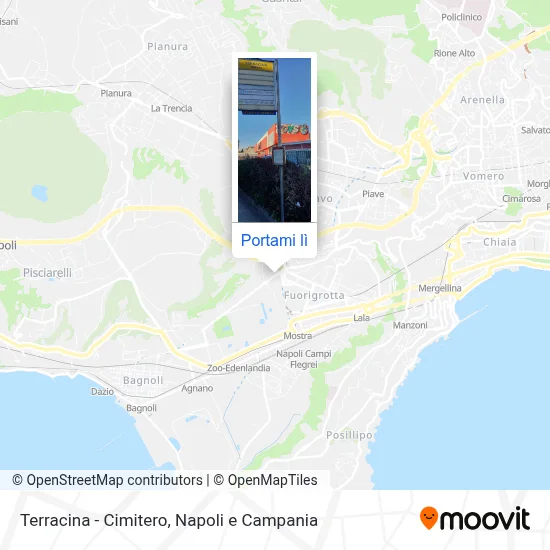 Mappa Terracina - Cimitero