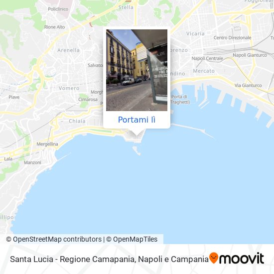 Mappa Santa Lucia - Regione Camapania