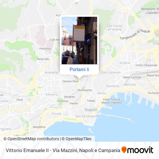 Mappa Vittorio Emanuele II - Via Mazzini
