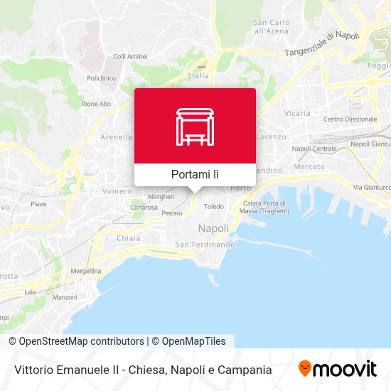 Mappa Vittorio Emanuele II - Chiesa