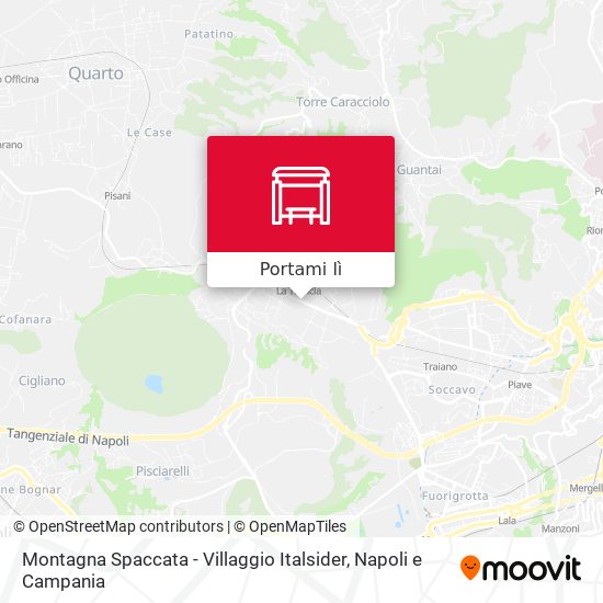 Mappa Montagna Spaccata - Villaggio Italsider