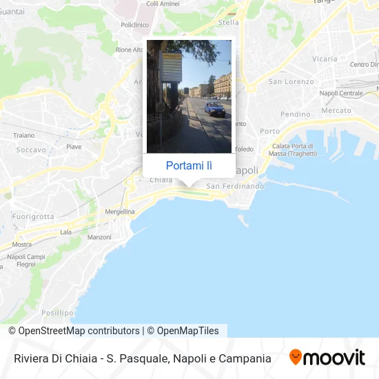Mappa Riviera Di Chiaia - S. Pasquale