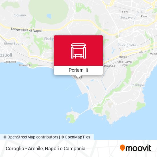 Mappa Coroglio - Arenile