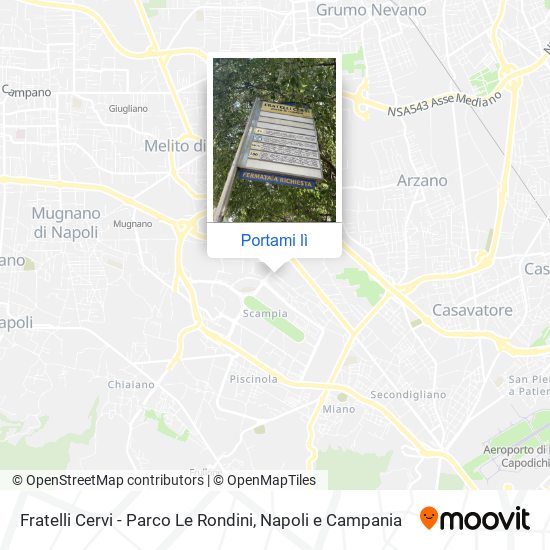 Mappa Fratelli Cervi - Parco Le Rondini