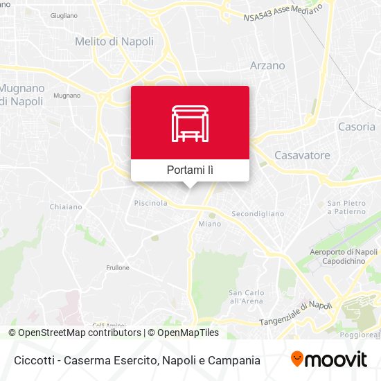 Mappa Ciccotti - Caserma Esercito