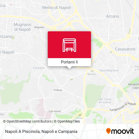 Mappa Napoli A Piscinola