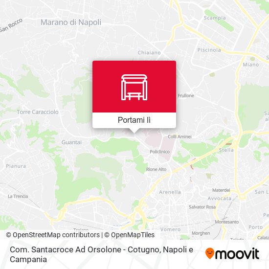 Mappa Com. Santacroce Ad Orsolone - Cotugno
