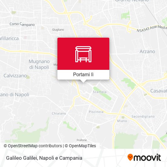 Mappa Galileo Galilei