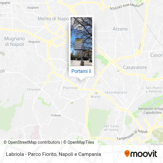 Mappa Labriola - Parco Fiorito