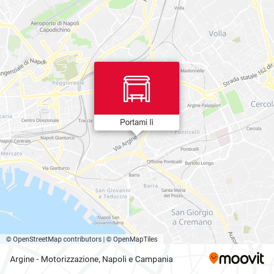 Mappa Argine - Motorizzazione