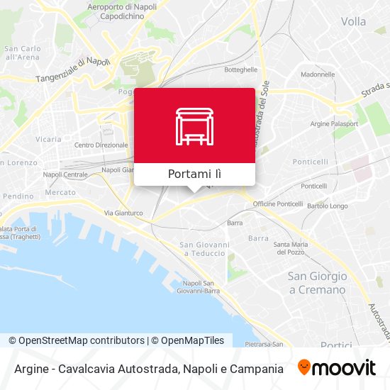 Mappa Argine - Cavalcavia Autostrada