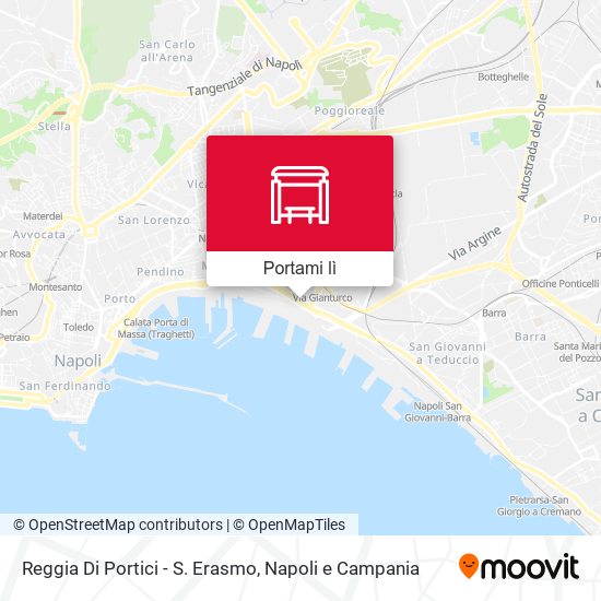 Mappa Reggia Di Portici - S. Erasmo