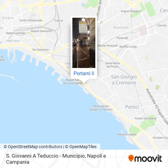 Mappa S. Giovanni A Teduccio - Municipio
