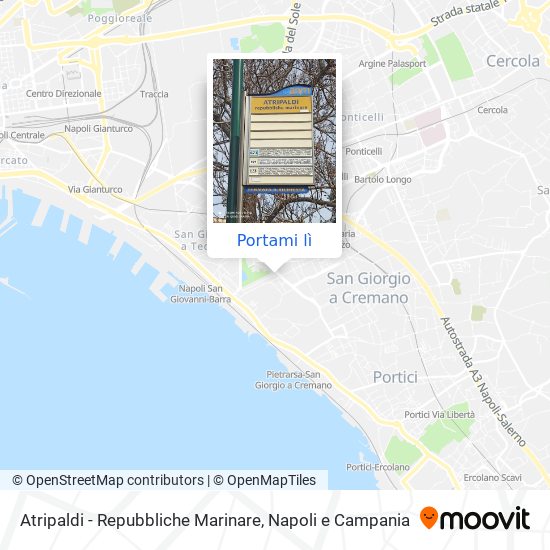 Mappa Atripaldi - Repubbliche Marinare