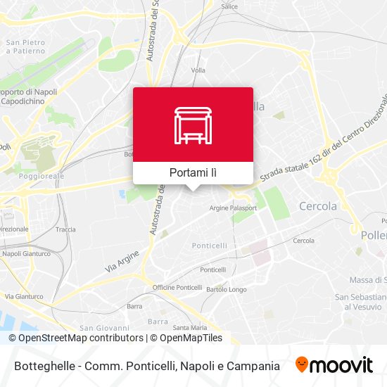 Mappa Botteghelle - Comm. Ponticelli