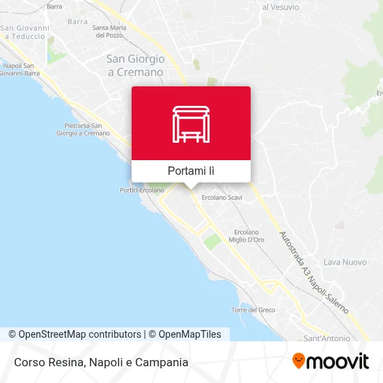 Mappa Corso Resina