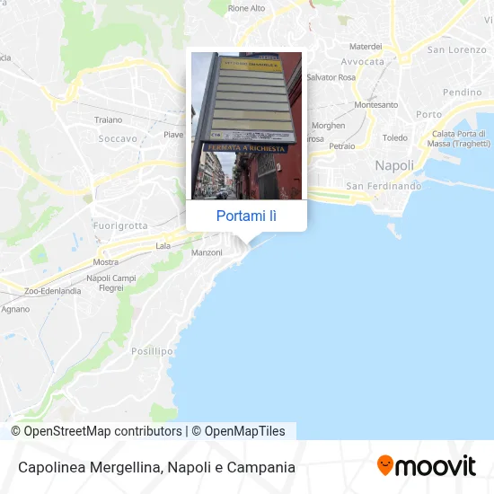 Mappa Capolinea Mergellina