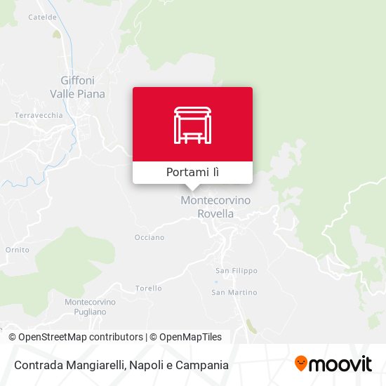 Mappa Contrada Mangiarelli