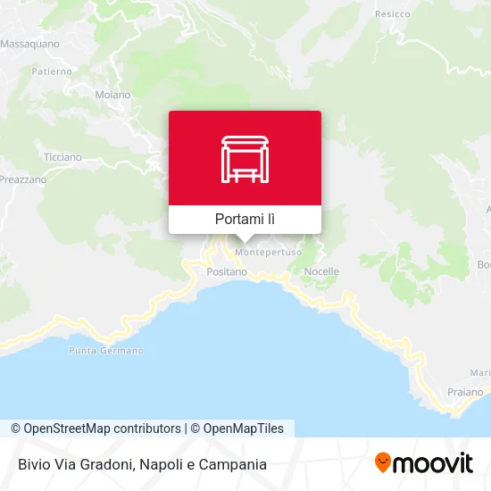 Mappa Bivio Via Gradoni