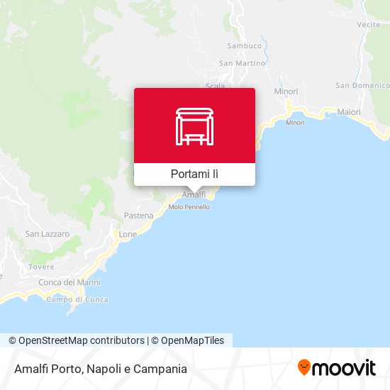 Mappa Amalfi Porto