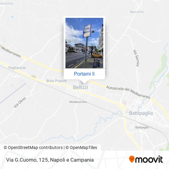 Mappa Via G.Cuomo, 125