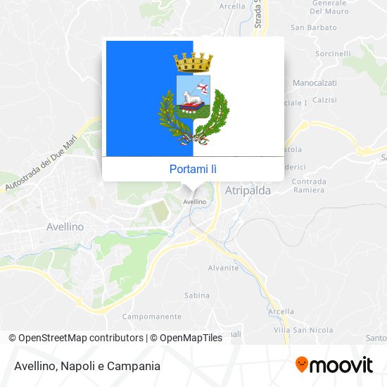 Mappa Avellino