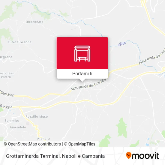 Mappa Grottaminarda Terminal