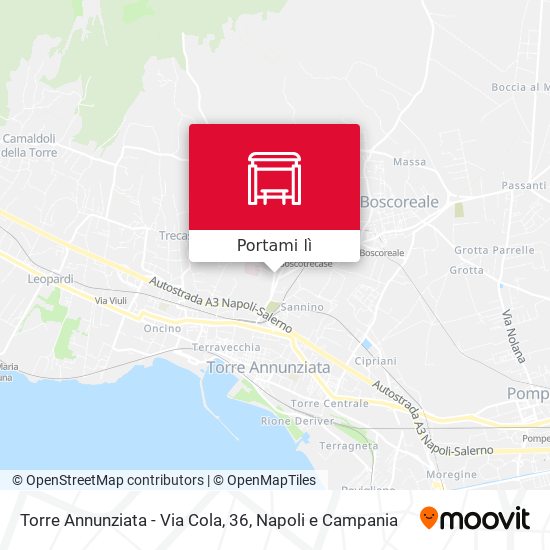 Mappa Torre Annunziata - Via Cola, 36