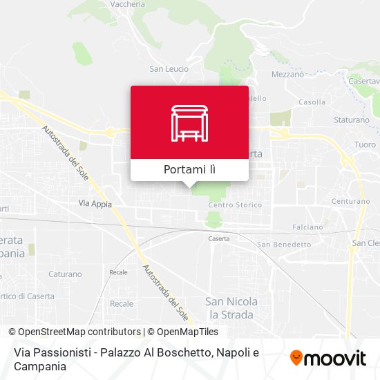 Mappa Via Passionisti - Palazzo Al Boschetto