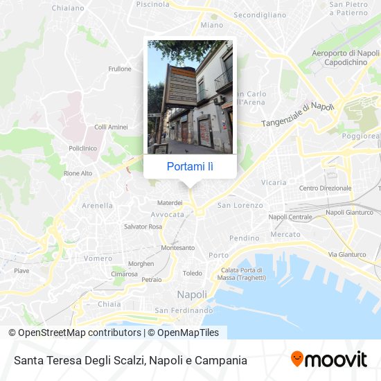 Mappa Santa Teresa Degli Scalzi