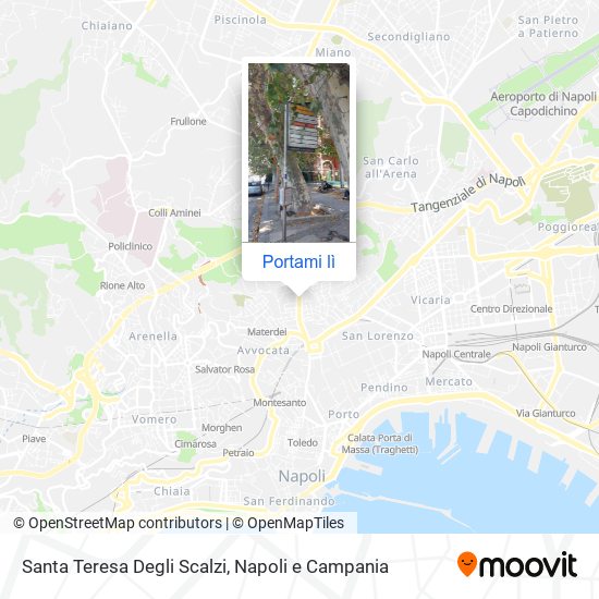 Mappa Santa Teresa Degli Scalzi